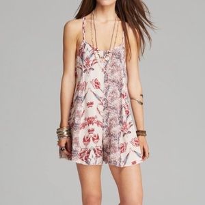 Free people cross back romper